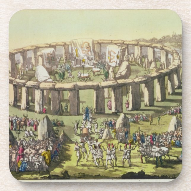 Stonehenge, or a Circular Temple of the Druids, pl Coaster (Front)
