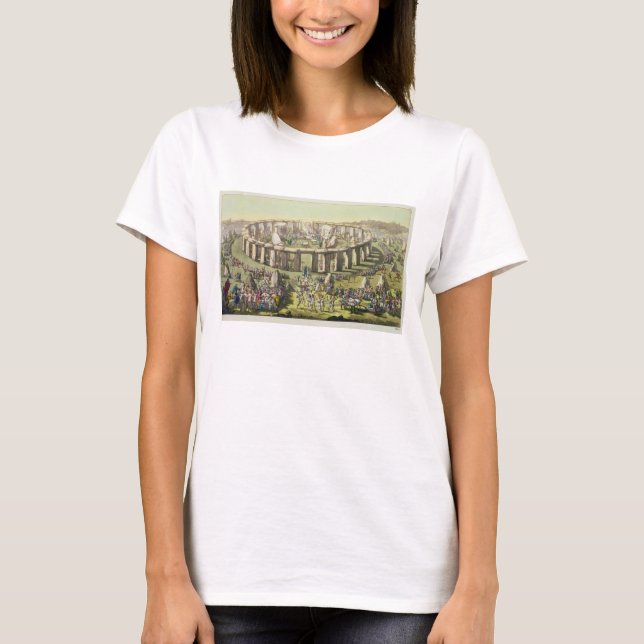 Stonehenge, or a Circular Temple of the Druids, pl T-Shirt (Front)
