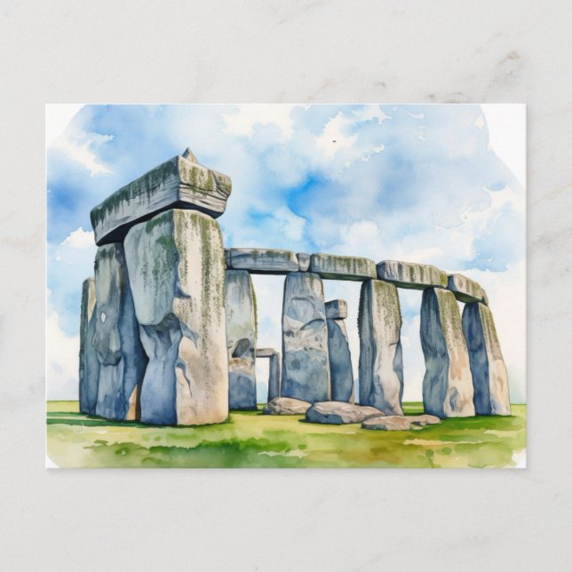 Stonehenge: The Timeless Sentinel of the Past Postcard (Front)