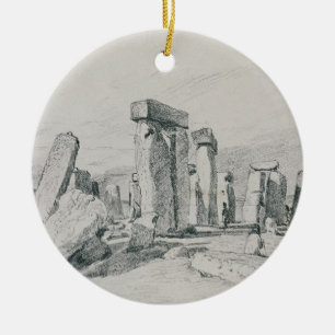 Stonehenge, Wiltshire, 1820 (drawing) Ceramic Ornament