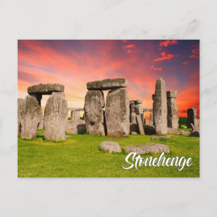 Stonehenge, Wiltshire, England, UK Holiday Postcard