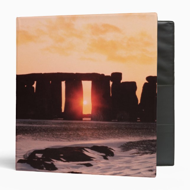 Stonehenge, Winter Solstice Binder (Front/Inside)