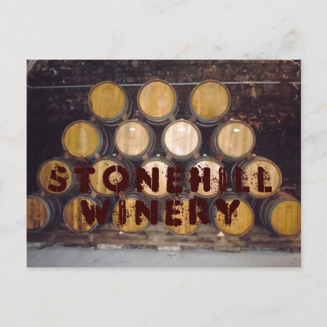 Stonehill Winery Postcard (Front)
