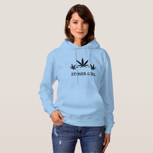 Stoner girl 420 hoodie