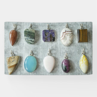 Stones and Gems Jewellery Charms Banner