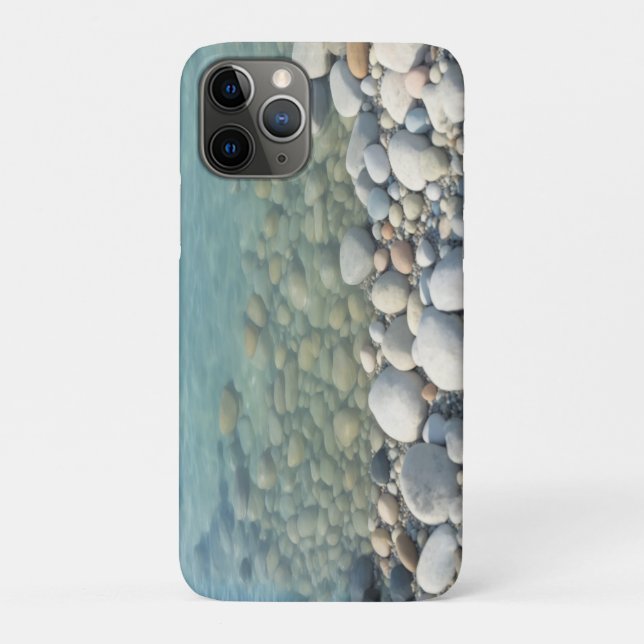 Stones Beach Beautiful Nature Sea Pebbles Shore Case-Mate iPhone Case (Back)