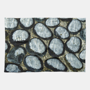 Stones under Water Kitchen Towel