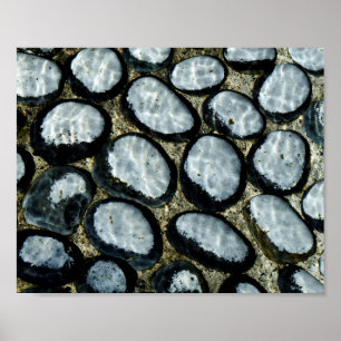 Stones under Water Poster