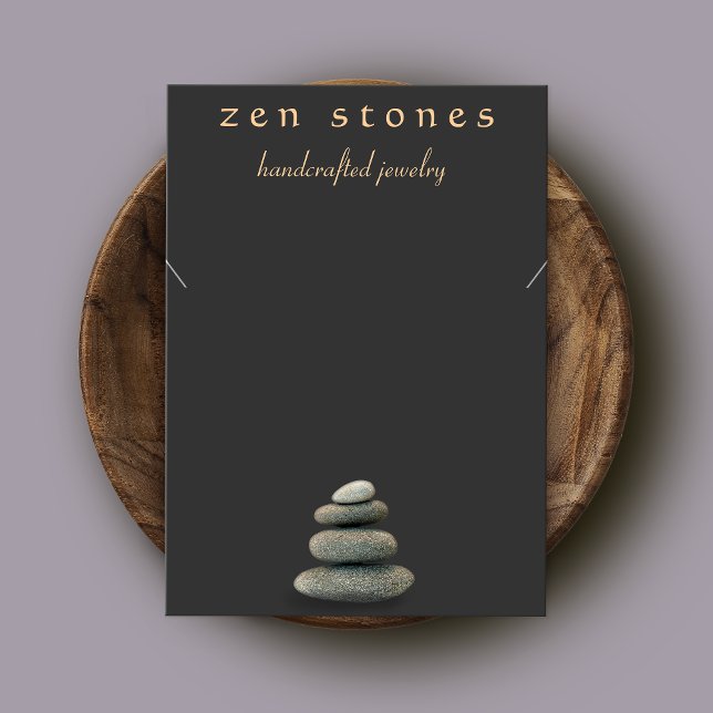 Stones Zen Collier Bracelet Carte d'affichage (Créateur téléchargé)