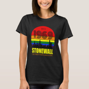 Stonewall 1969 Was A Riot Lgbtq Lgbt Lesbian Gay P T-Shirt