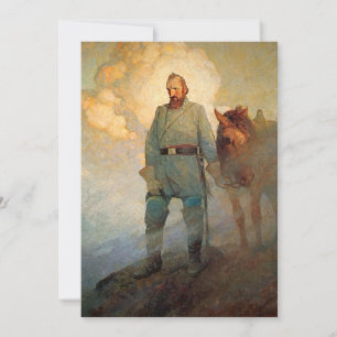Stonewall Jackson by N. C. Wyeth Holiday Card