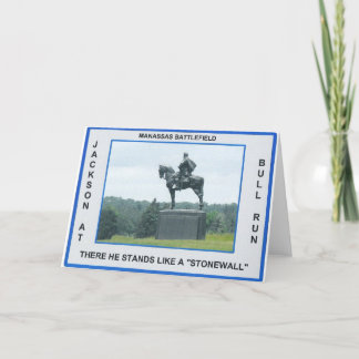 STONEWALL JACKSON CARD
