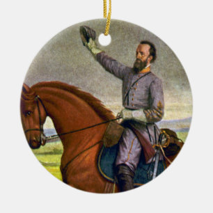 Stonewall Jackson Ceramic Ornament