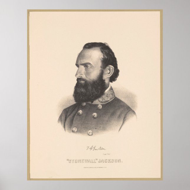 Stonewall Jackson Poster (Front)