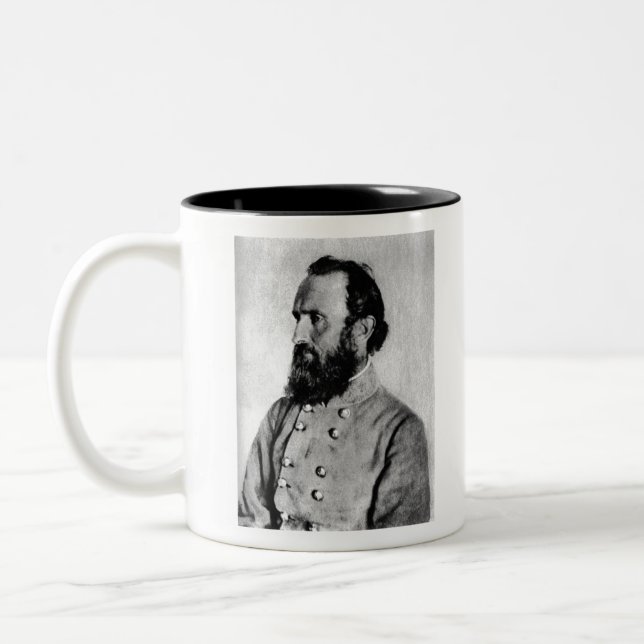 Stonewall Jackson Two-Tone Coffee Mug (Left)