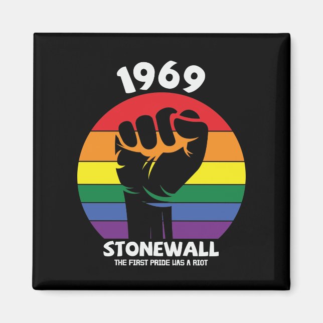 Stonewall Riot Remembrance Gay Pride  Magnet (Front)