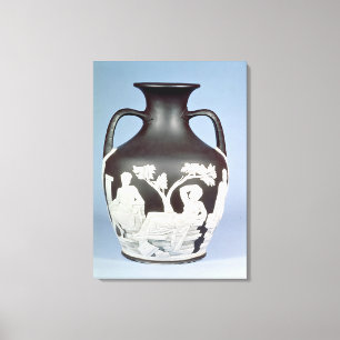 Stoneware, copy of the Portland Vase Canvas Print