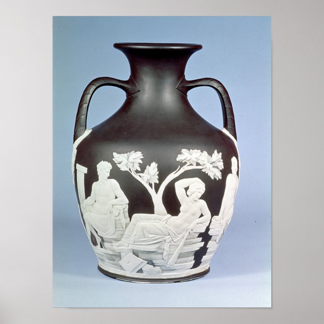 Stoneware, copy of the Portland Vase Poster (Front)
