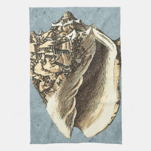 Stonewashed Conch Shell Kitchen Towel