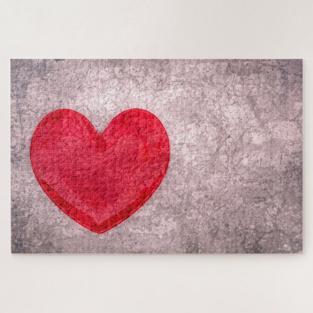 Stonewashed Heart Jigsaw Puzzle (Horizontal)