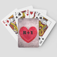 Stonewashed Heart Monogram Personalize