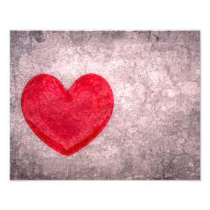Stonewashed Heart Photo Print