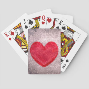 Stonewashed Heart Playing Cards