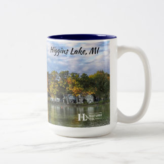 Stoney Point, Higgins Lake Two-Tone Coffee Mug