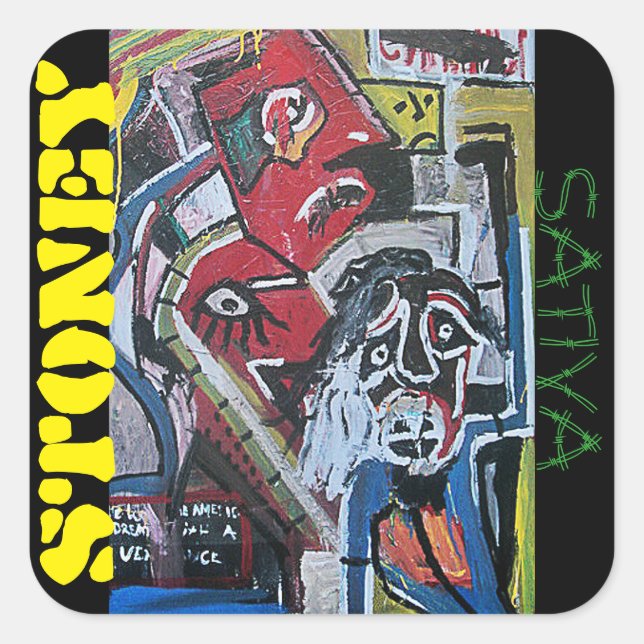 STONEY SATIVA SQUARE STICKER (Front)