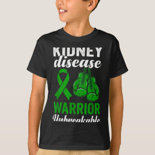 Stong kidney disease warrior unbreakable awareness T-Shirt