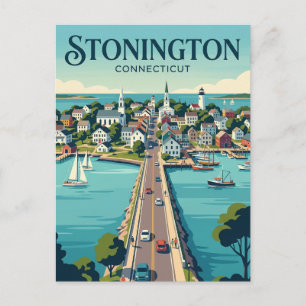 Stonington Borough Connecticut Postcard