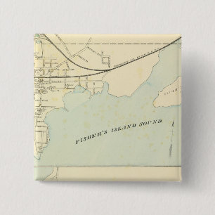 Stonington, Groton 2 Inch Square Button