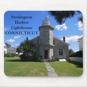 Stonington Harbour Lighthouse, Connecticut Mouse Pad