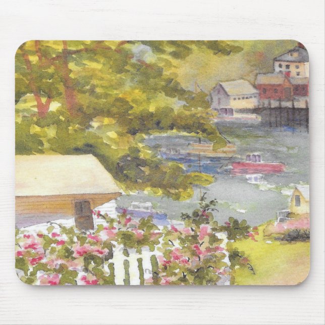 stonington harbour view mouse pad (Front)