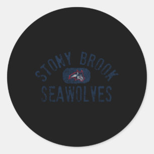 Stony Brook Seawolves Week Classic Round Sticker