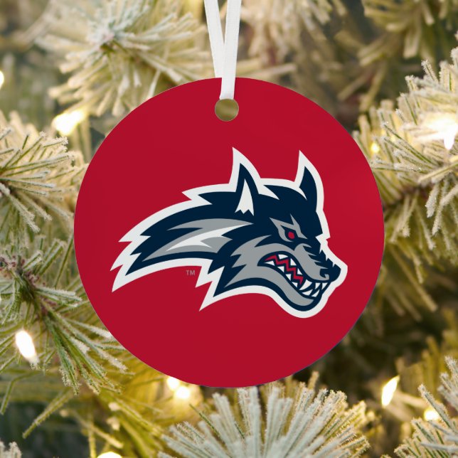 Stony Brook University | Seawolves Metal Ornament (Insitu)