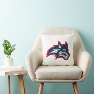 Stony Brook University Seawolves Throw Pillow