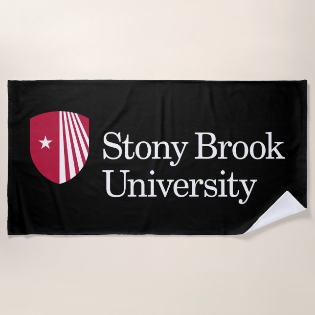 Stony Brook University | Wordmark Beach Towel (Front)