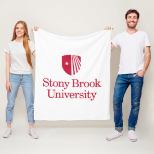 Stony Brook University   Wordmark Fleece Blanket