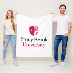 Stony Brook University   Wordmark Fleece Blanket