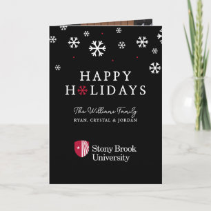 Stony Brook University   Wordmark Holiday Card