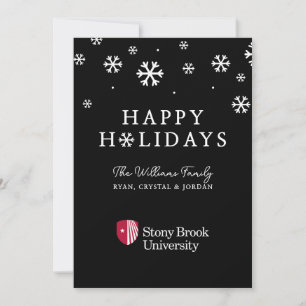 Stony Brook University   Wordmark Holiday Card