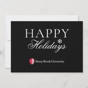 Stony Brook University   Wordmark Holiday Card