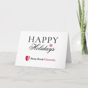 Stony Brook University   Wordmark Holiday Card