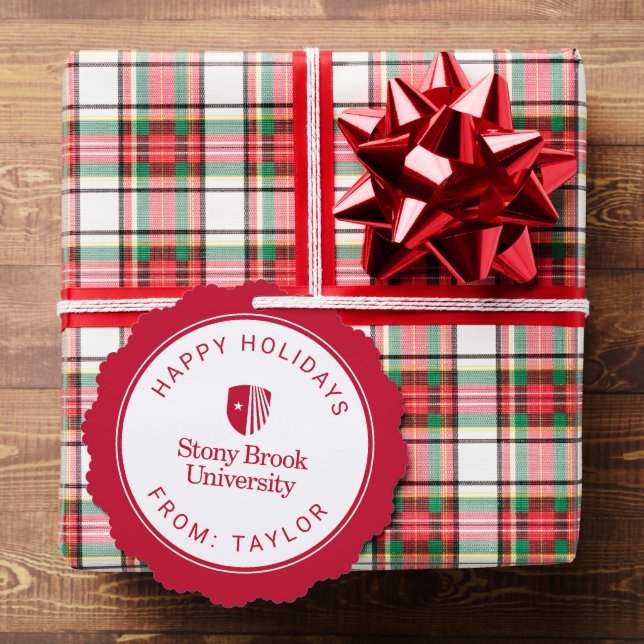 Stony Brook University | Wordmark Ornament Card (Insitu (Gift))