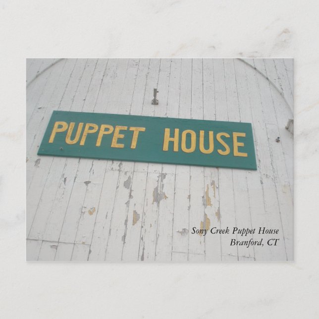 Stony Creek Puppet House Postcard (Front)