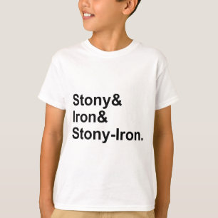 Stony & Iron & Stony-Iron Types of Meteorites T-Shirt
