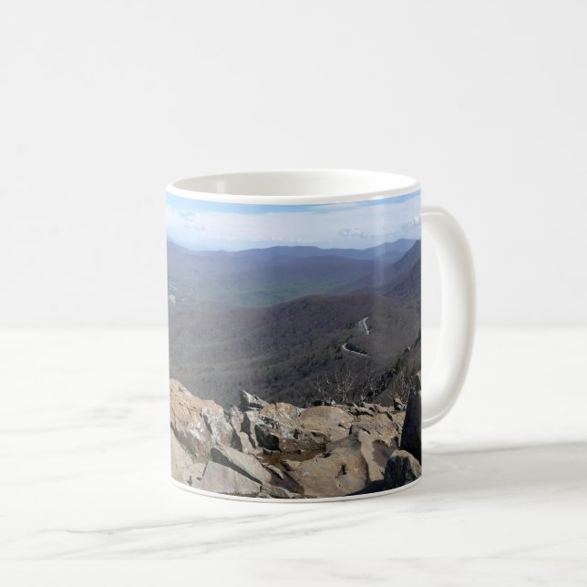Stony Man Cliffs at Shenandoah National Park Coffee Mug (Front Right)