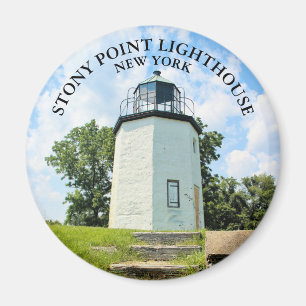 Stony Point Lighthouse, New York Round Magnet