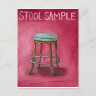 Stool Sample Postcard